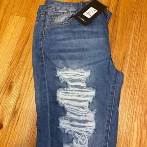 Fashion Nova Distressed Jeans